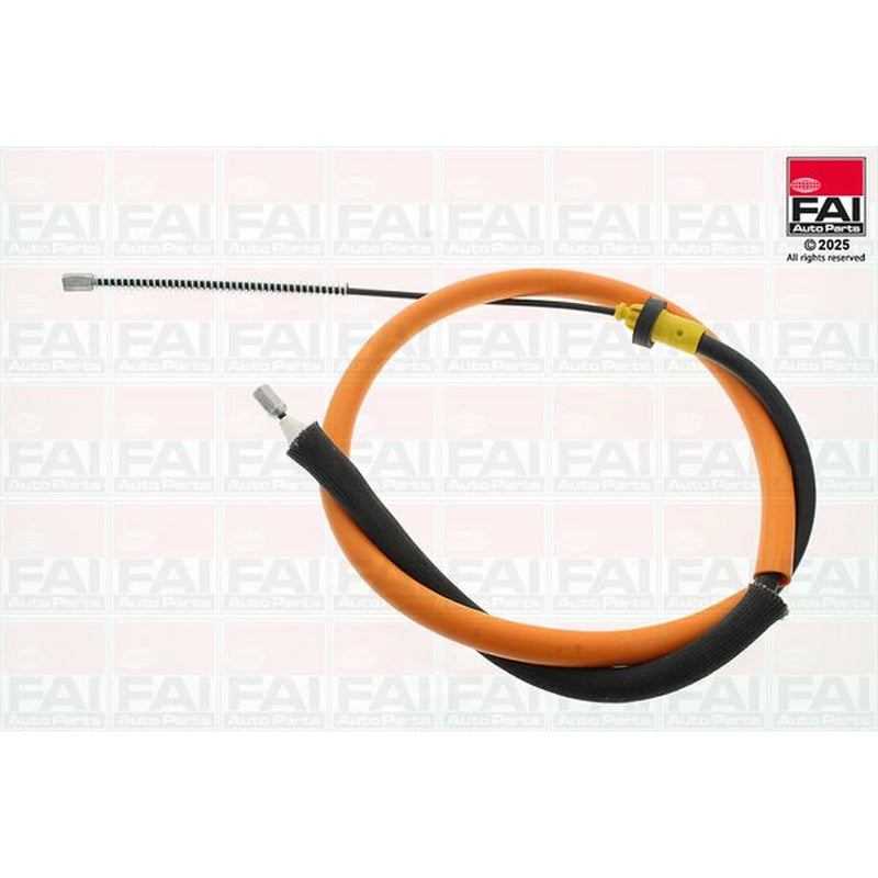 FAI Handbrake Cable Left Rear fits Renault Twingo II 2007-2014 1.2 1.5