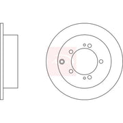 Apec Front & Rear Brake Discs & Pads fits Mitsubishi Eclipse IV 2005-2011 2.4