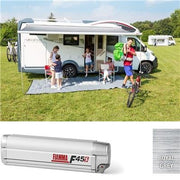 Fiamma F45S 190cm Awning Titanium Case Royal Grey Fabric Caravan Campervan Van Fiamma  - Dynamic Drive