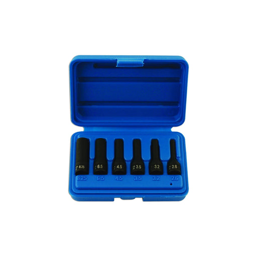 Laser Glow Plug Electrode Removal Sockets 1/4"D 6pc 5785 Laser - Dynamic Drive