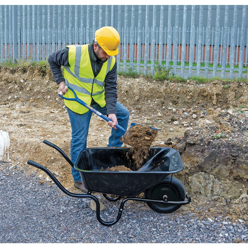 Draper Metal Tray Contractors Wheelbarrow, 85L 82755 Draper - Dynamic Drive