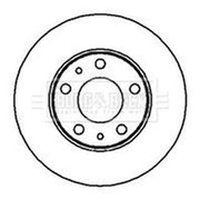 Borg & Beck Front & Rear Brake Discs & Pads fits Citroën Relay II Bus 2002-2006
