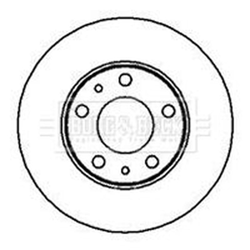 Borg & Beck Front & Rear Brake Discs & Pads fits Citroën Relay II Bus 2002-2006