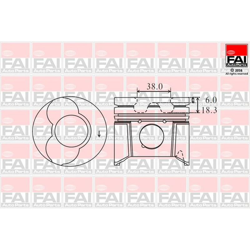 FAI Piston Cylinder Bore =
