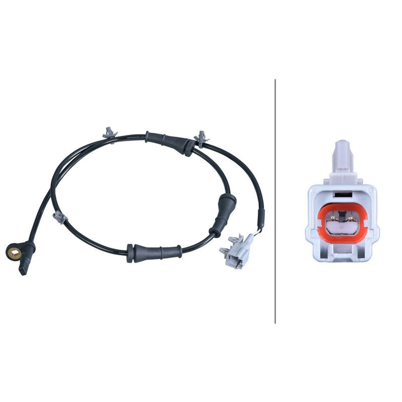 Hella ABS Wheel Speed Sensor Rear Right 6PU 358 417-321