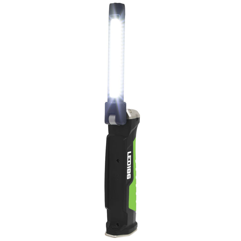 Sealey LED186 Rechargeable Slim Folding Inspection Lamp 6W COB LED + 1W LED Li-i Sealey  - Dynamic Drive