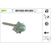 Valeo Electric Window Regulator Lifter Left Rear 851252