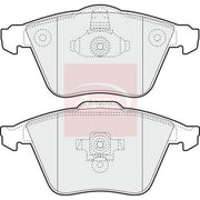 Apec Front Brake Vented Discs & Pads fits Volvo V50 2003-2012 2.0