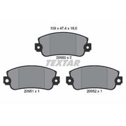Textar Front Brake Pad Set 2095006