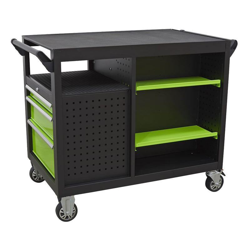 Sealey Superline Pro 1.96m Storage System Pressed Wood Worktop APMSSTACK09W Sealey - Dynamic Drive