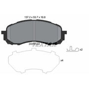 Textar Front Brake Pad Set 2437201