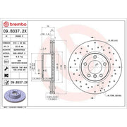 Brembo Xtra Front / & Rear / Brake Discs & Pads fits BMW 3 2004-2013