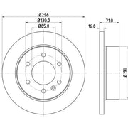 Mintex Lcv Van Kits solid 298mm MVK0030