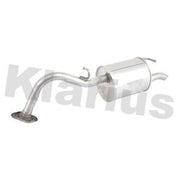 Klarius Box With Tail Pipe Rear fits Toyota Yaris/Vitz 2005-2010 1.3