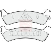Apec Rear Brake Pad Set PAD990
