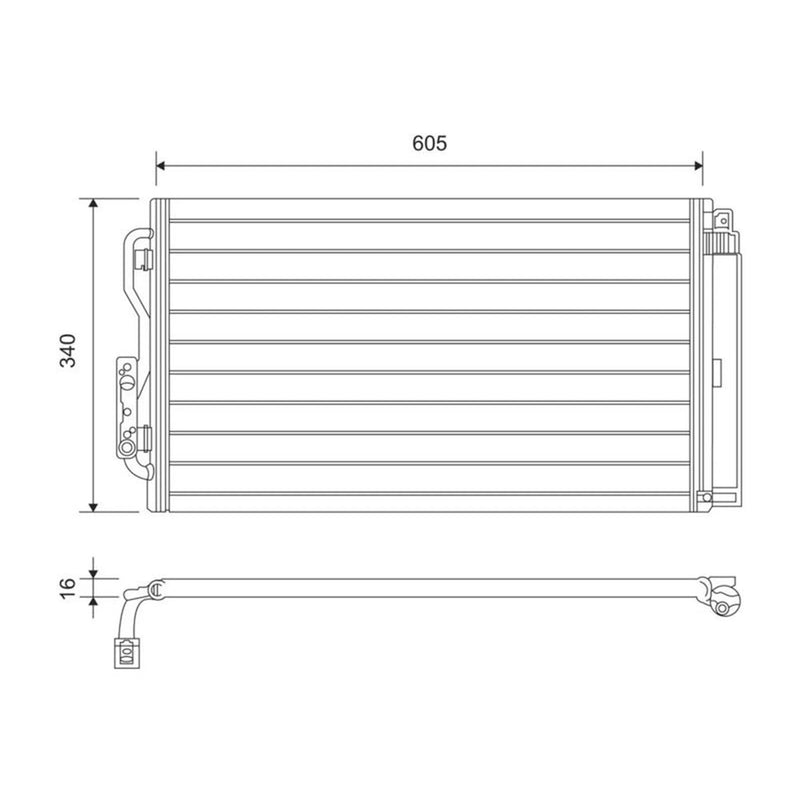 Valeo Air Conditioning Condenser 814191