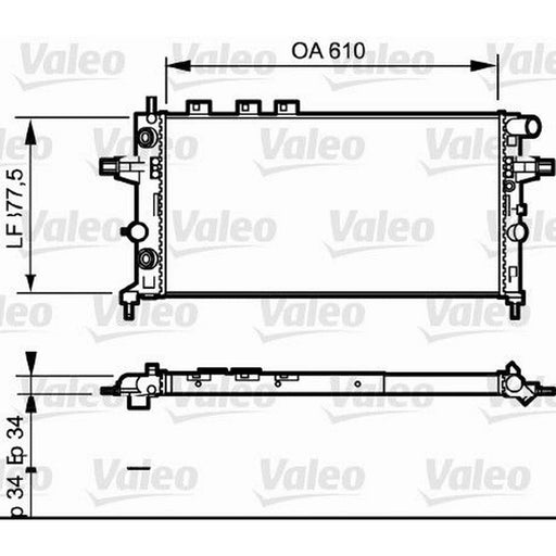 Valeo Engine Radiator 732548