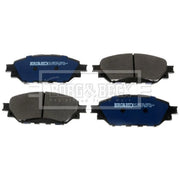 Borg & Beck Front Brake Discs & Pads fits Toyota Hilux VIII Pickup 2015 on 2.4