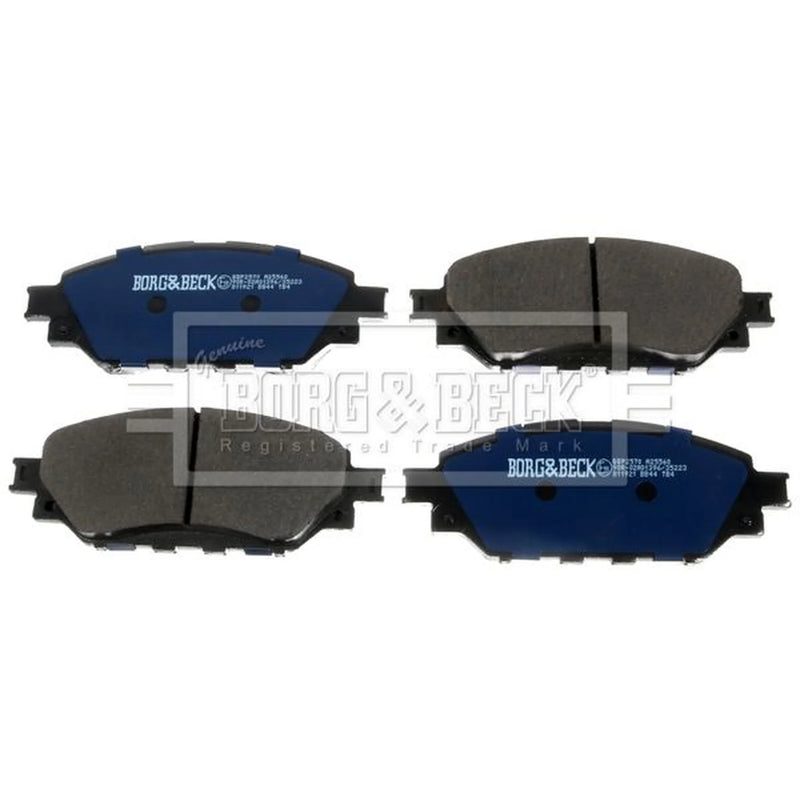 Borg & Beck Front Brake Discs & Pads fits Toyota Hilux VIII Pickup 2015 on 2.4