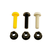 Connect 31532 Number Plate Fixing 1" Black Screws/Nuts 100pc Connect - Dynamic Drive