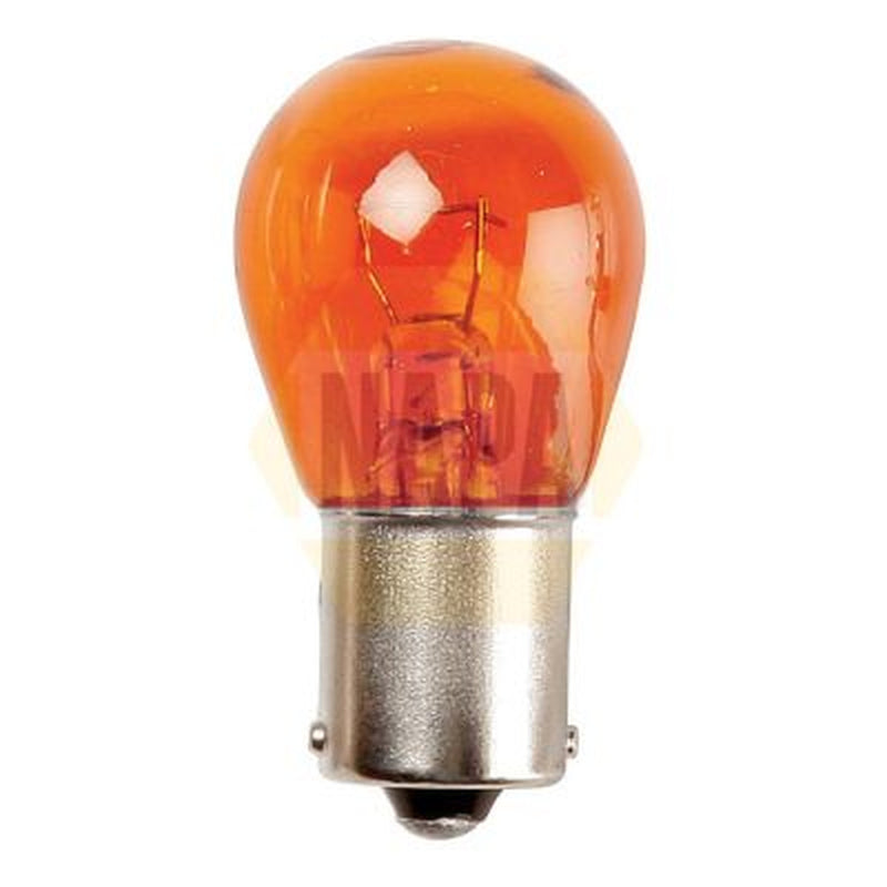NAPA Indicator Turn Signal Bulb BAU15s 12V 21W fits Abarth 500 2008 on 1.4