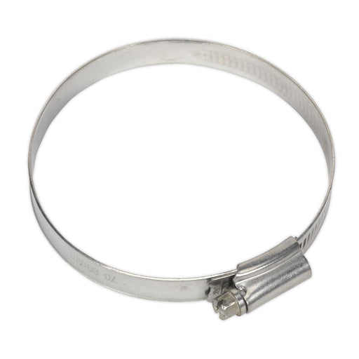 Sealey Hose Clip Stainless Steel70-89mm Pack of 5 SHCSS3X Sealey - Dynamic Drive