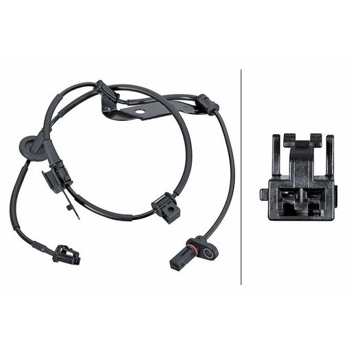 Hella ABS Wheel Speed Sensor Rear Right fits Hyundai I30 2011-2017 1.4 1.6