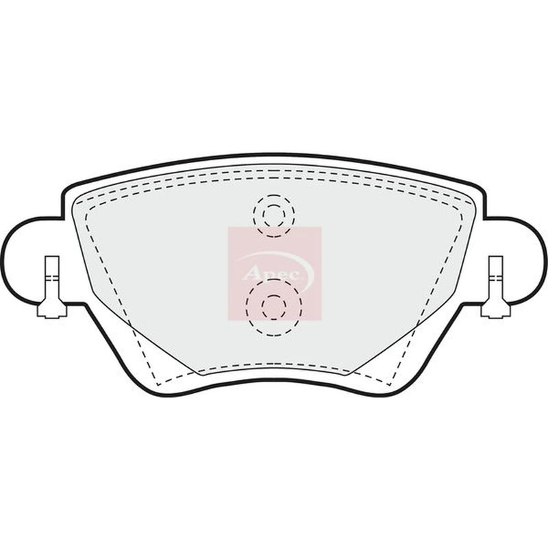 Apec Rear Brake Pad Set PAD1175