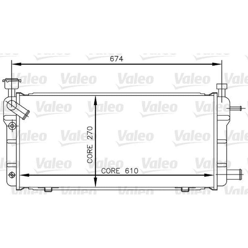Valeo Engine Radiator 730018