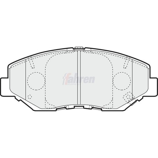 Fahren Front & Rear Brake Discs & Pads fits Honda Cr-V 2001-2007 2.0 2.2