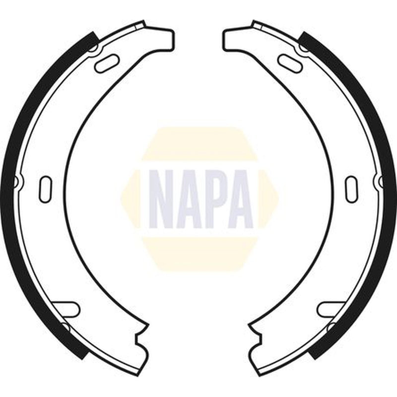 NAPA Parking Brake Shoe Set fits Chrysler Crossfire 2003-2008 3.2