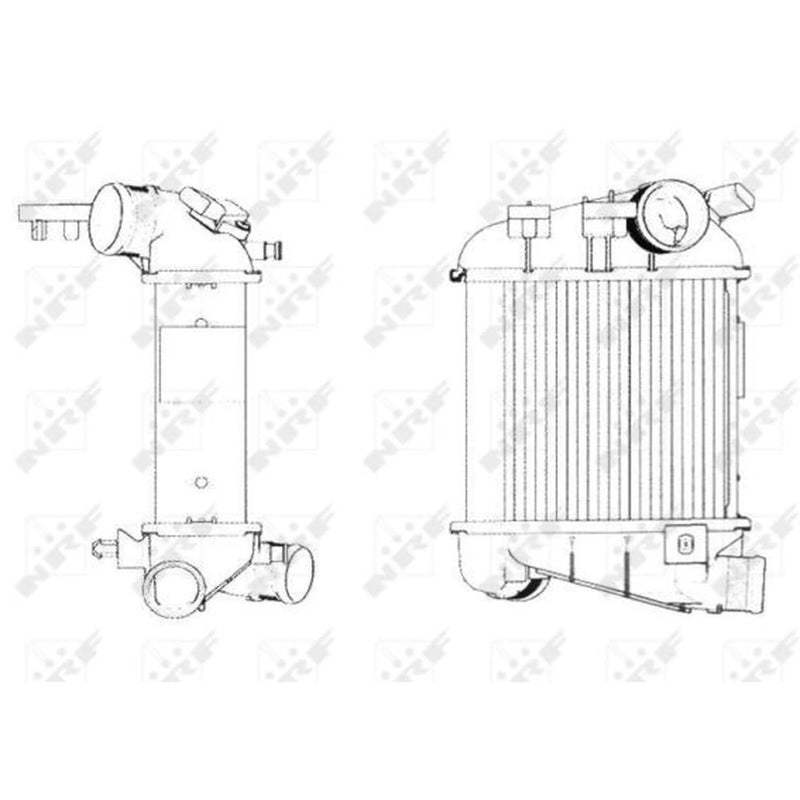 NRF Intercooler (Charge Air Cooler) Left 30770