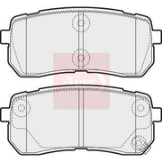 Apec Rear Brake Solid Discs & Pads fits Kia Sedona 2006-2015 2.2 2.7 2.9