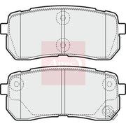 Apec Rear Brake Pad Set PAD1581