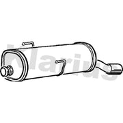 Klarius Box With Tail Pipe Rear fits Peugeot 206 2005-2008 1.6