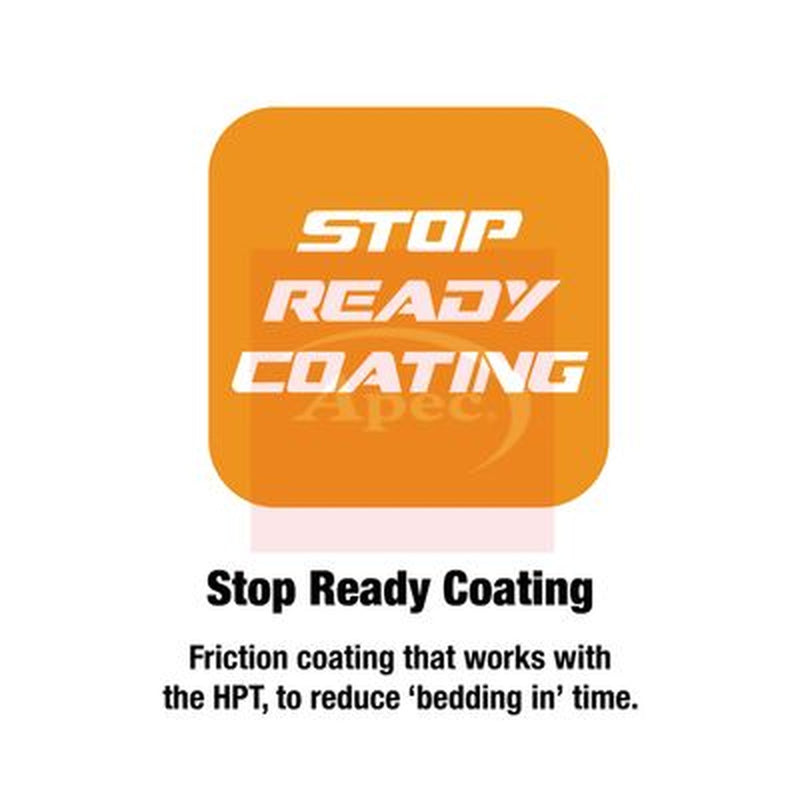 Apec Front & Rear Pads fits Fiat Tipo 2016-2020 1.4 1.6