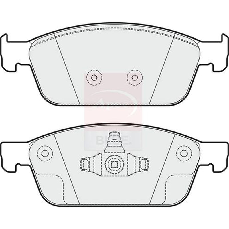 Apec Front Brake Pad Set fits Ford Focus III 2011-2020 2.0