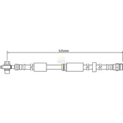 NAPA Brake Hydraulic Hose Line Front NBH1340