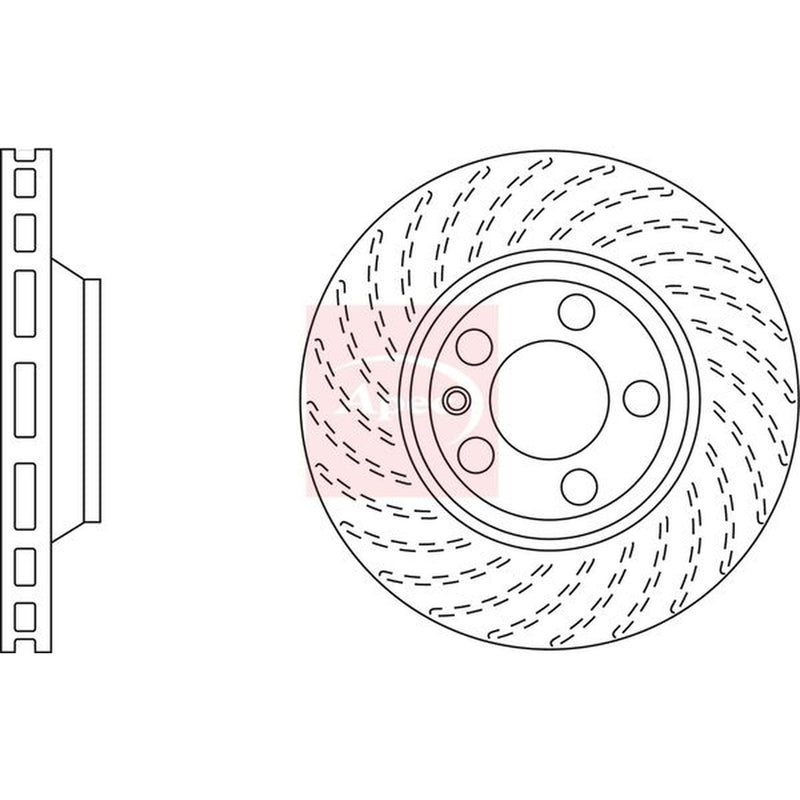 Apec Front Brake Discs & Pads fits Porsche Cayenne 2010-2018 3.0 3.6 4.2 4.8