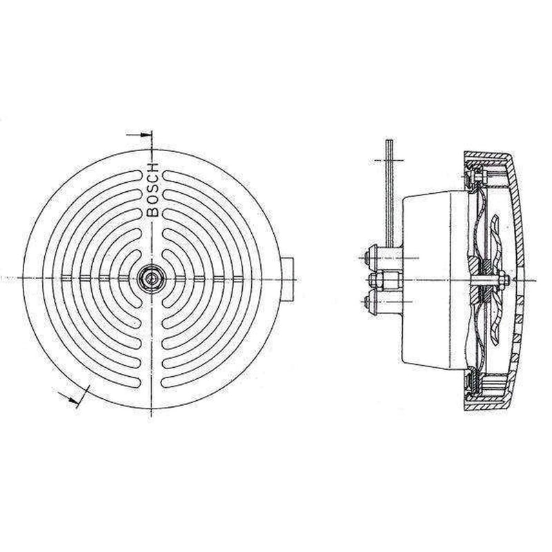 Bosch Car Horn Signal Unit