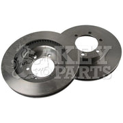 Key Parts Front & Rear Brake Discs & Pads fits Toyota Land Cruiser Prado