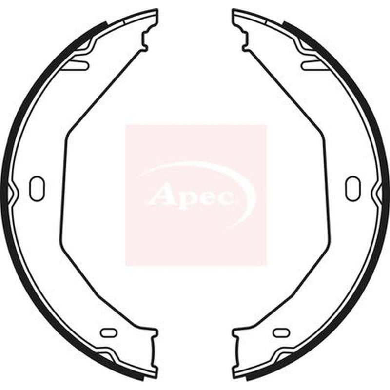Apec Parking Brake Shoe Set fits Jeep Grand Cherokee 1999-2005 2.7 3.1 4.7