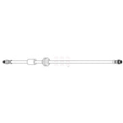 Apec Brake Hydraulic Hose Line Rear fits Opel Movano B 2010-2021 2.3