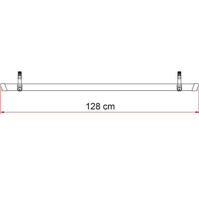 Fiamma Rail Quick Pro 128cm Black Extra Bike Cycle Rail for Carry Bike Pro Fiamma  - Dynamic Drive