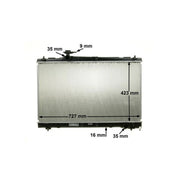 Mahle Engine Radiator fits Toyota Avensis Verso 2001-2009 2.0 2.4