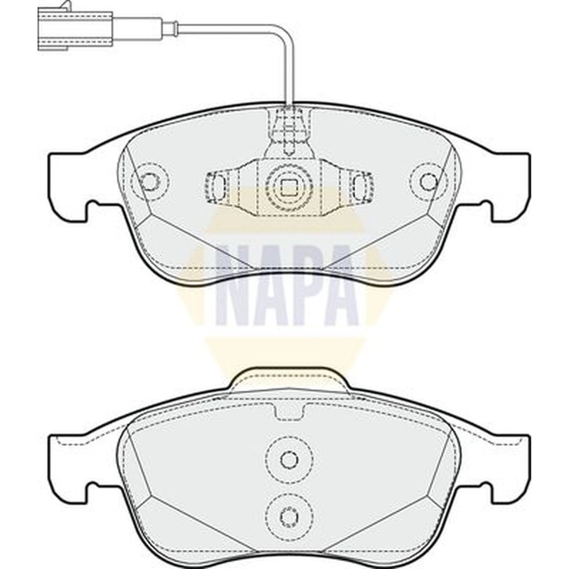 NAPA Front Brake Pad Set NBP1137