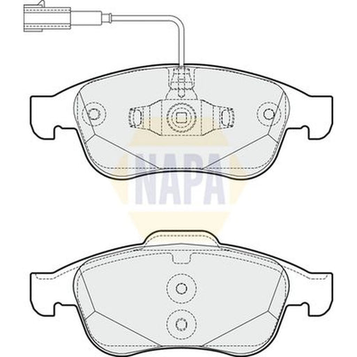 NAPA Front Brake Pad Set NBP1137