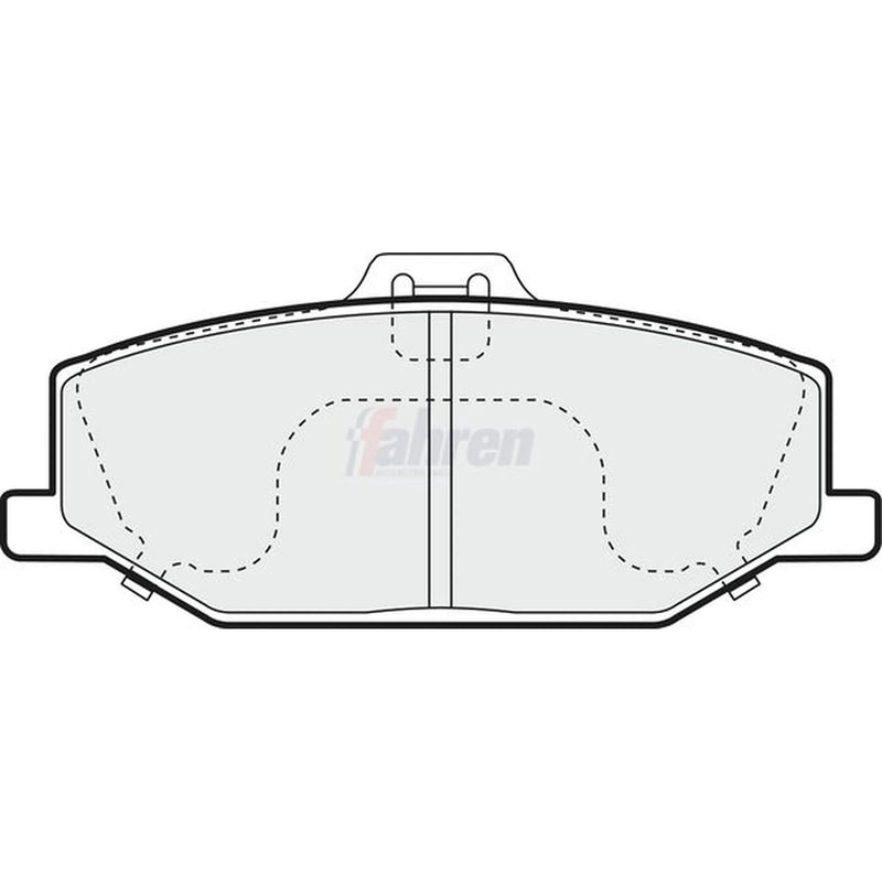 Fahren Front Brake Pad Set FBP3324