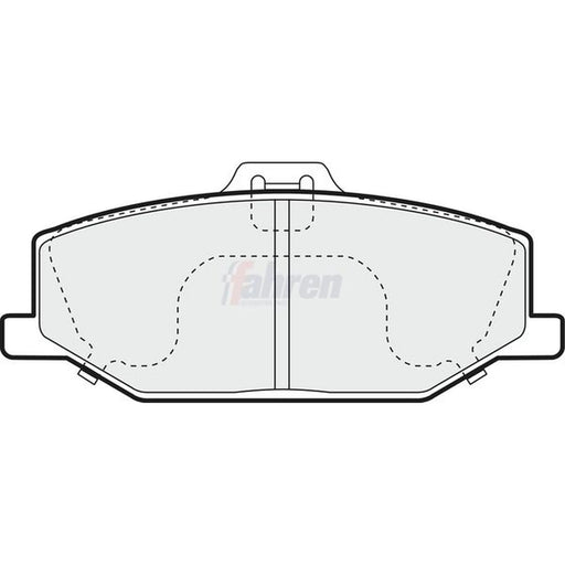 Fahren Front Brake Pad Set FBP3324