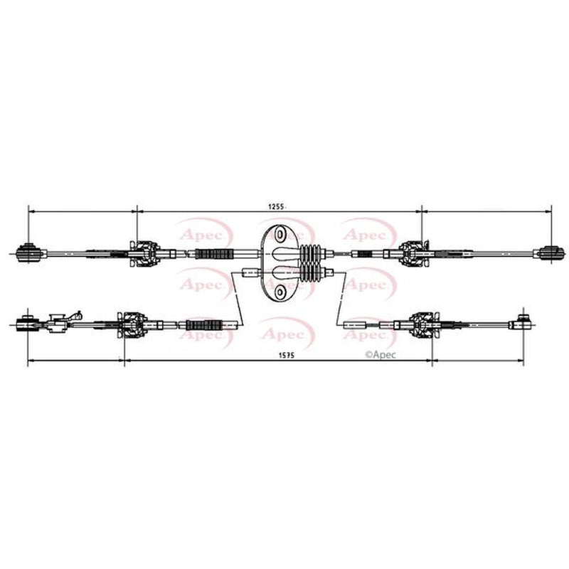 Apec Manual Transmission Cable Pull fits Ford Focus II 2004-2012 1.4 1.6